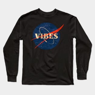 Vibes NASA Logo Long Sleeve T-Shirt